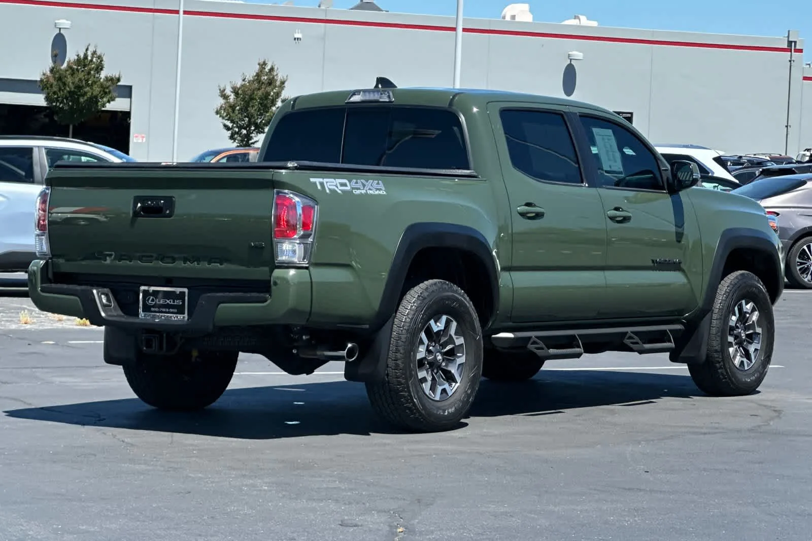 Used 2021 Army Green Toyota TRD Off Road image 2