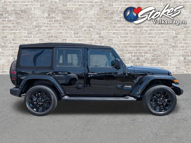 Used 2023 Black Jeep Sahara 4xe image 2
