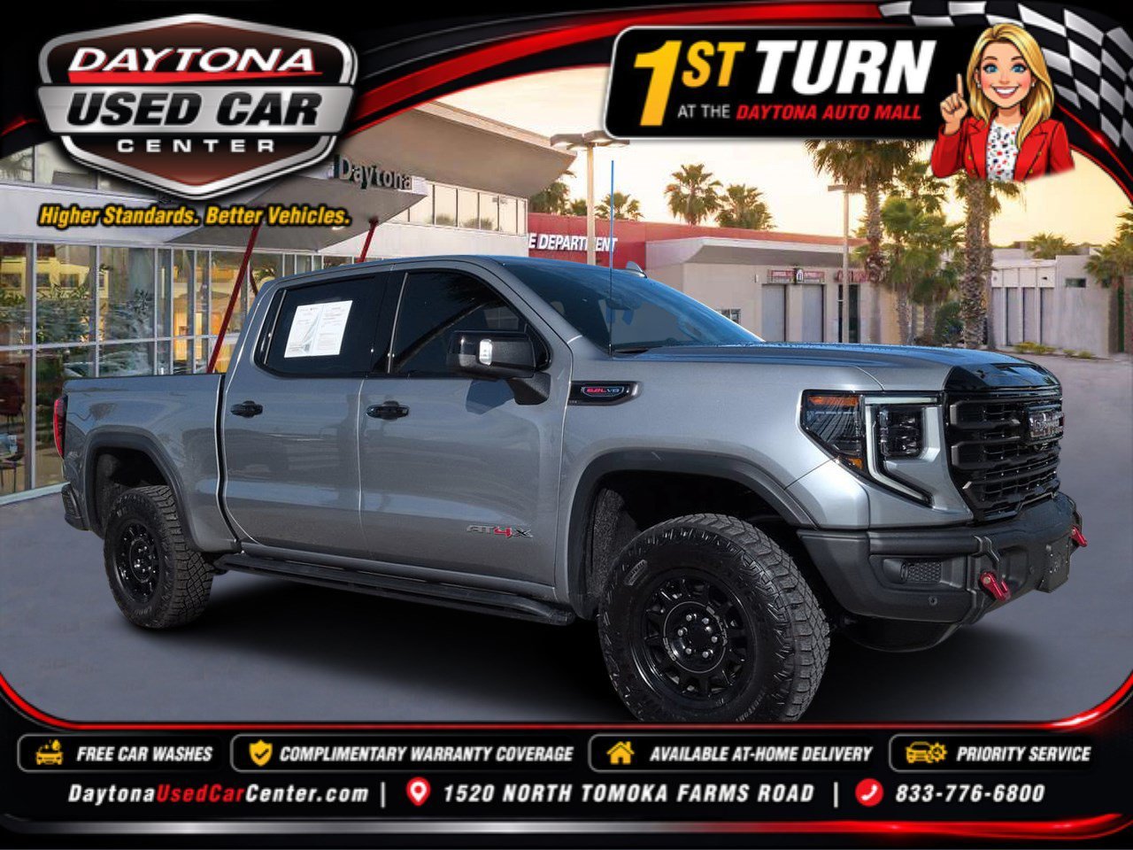 Used 2026 Sterling Metallic GMC AT4X image 1