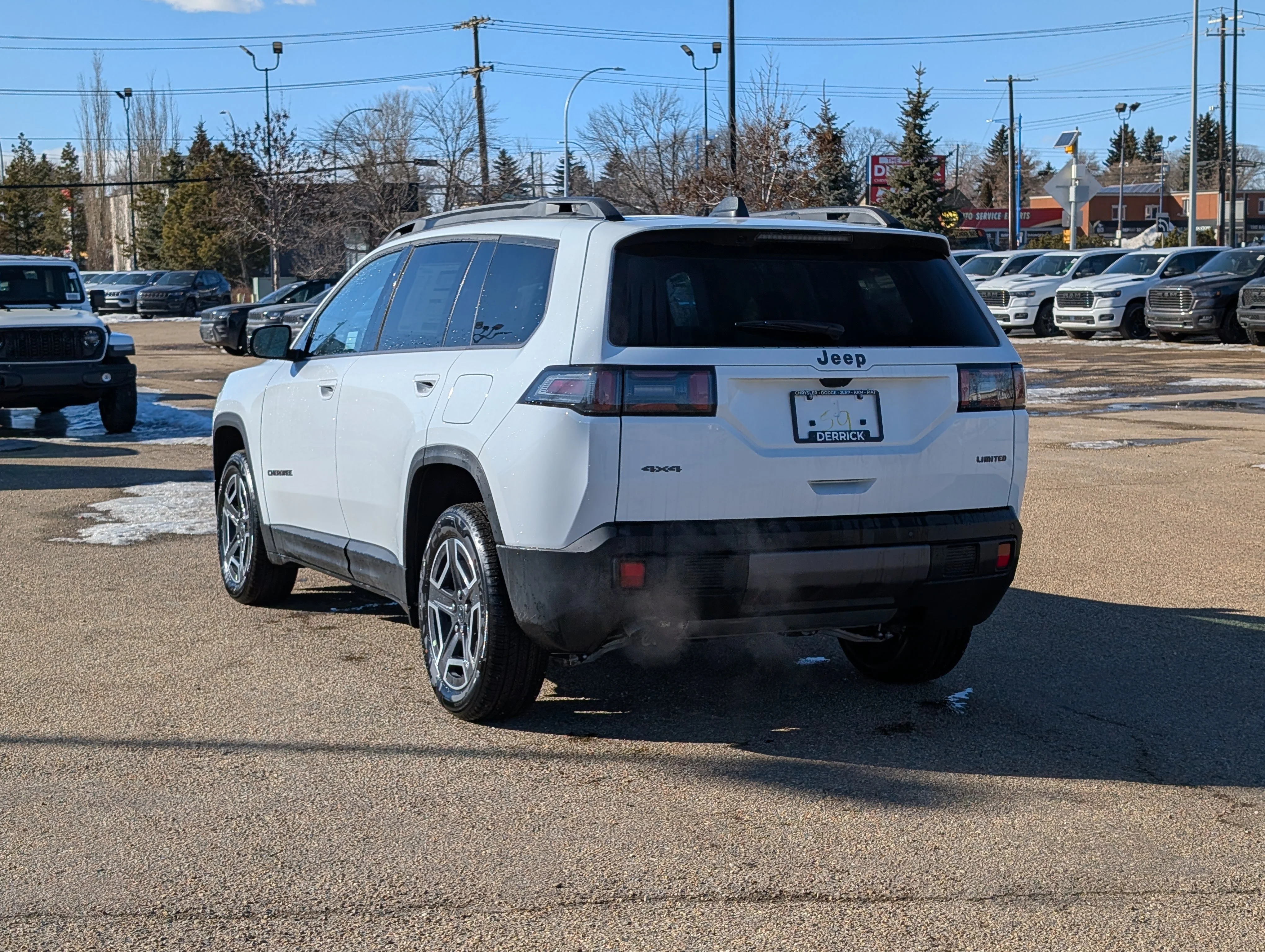 New 2026 Bright White Jeep Limited image 4