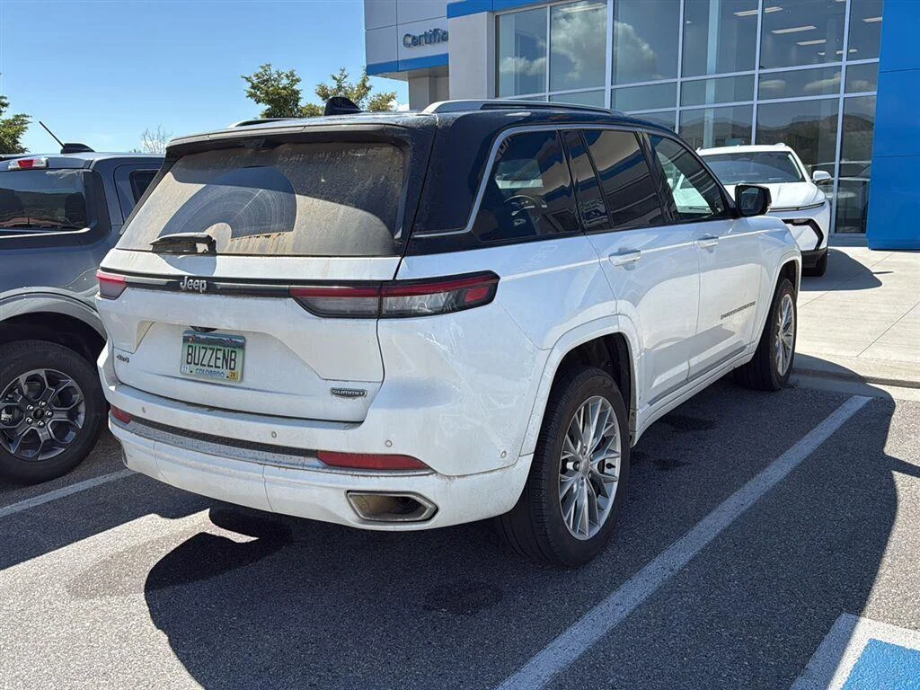 Used 2024 Bright White Clearcoat Jeep Summit image 3