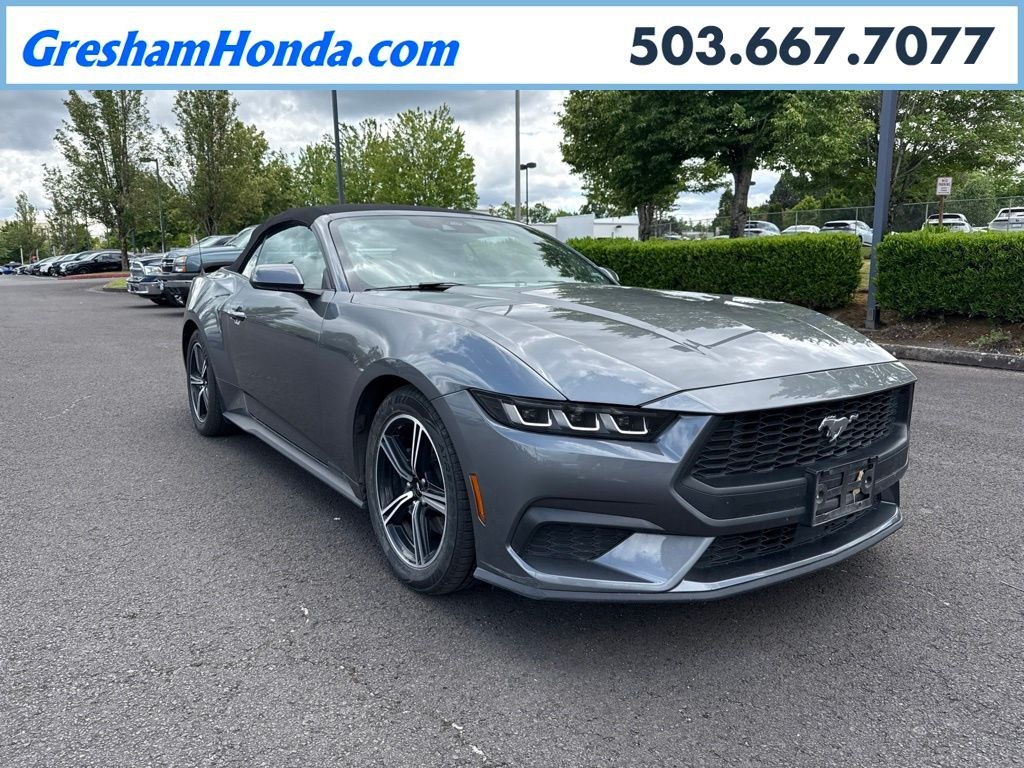 Used 2024 Carbonized Gray Metallic Ford EcoBoost Premium image 1