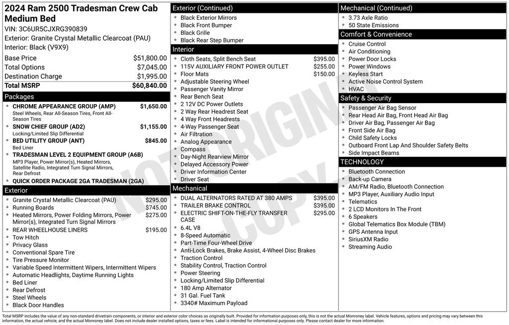Certified Used 2024 Gray Ram Tradesman image 8