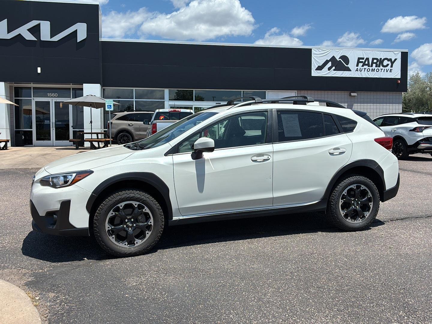 Used 2021 Crystal White Pearl Subaru Premium image 1