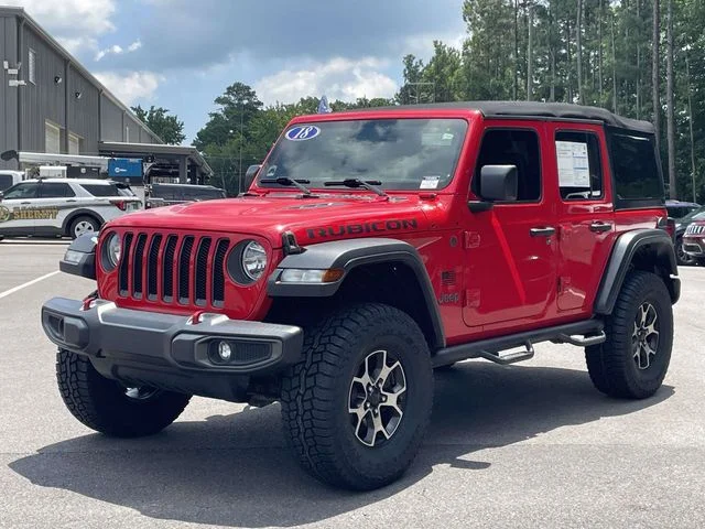 Certified Used 2018 Firecracker Red Clearcoat Jeep Unlimited Rubicon image 27