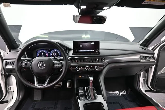 Used 2023 Platinum White Pearl Acura A-SPEC image 16