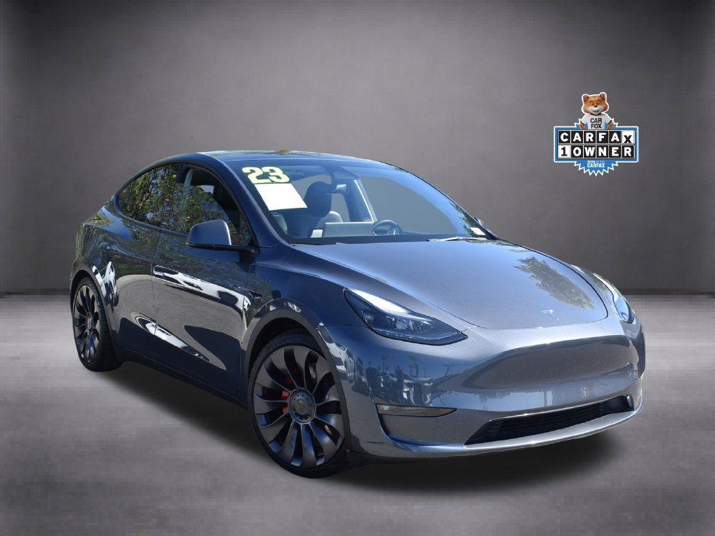 Used 2023 Tesla Model Y Performance with VIN 7SAYGDEF7PF750321 for sale in Moreno Valley, CA