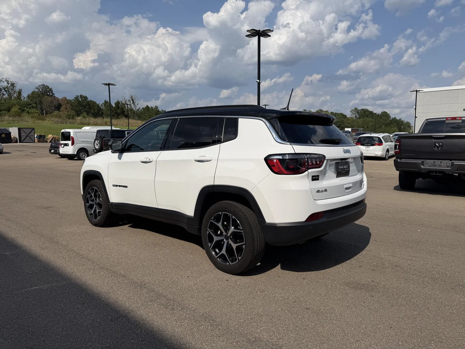 Used 2025 Bright White Clearcoat Jeep Limited image 4