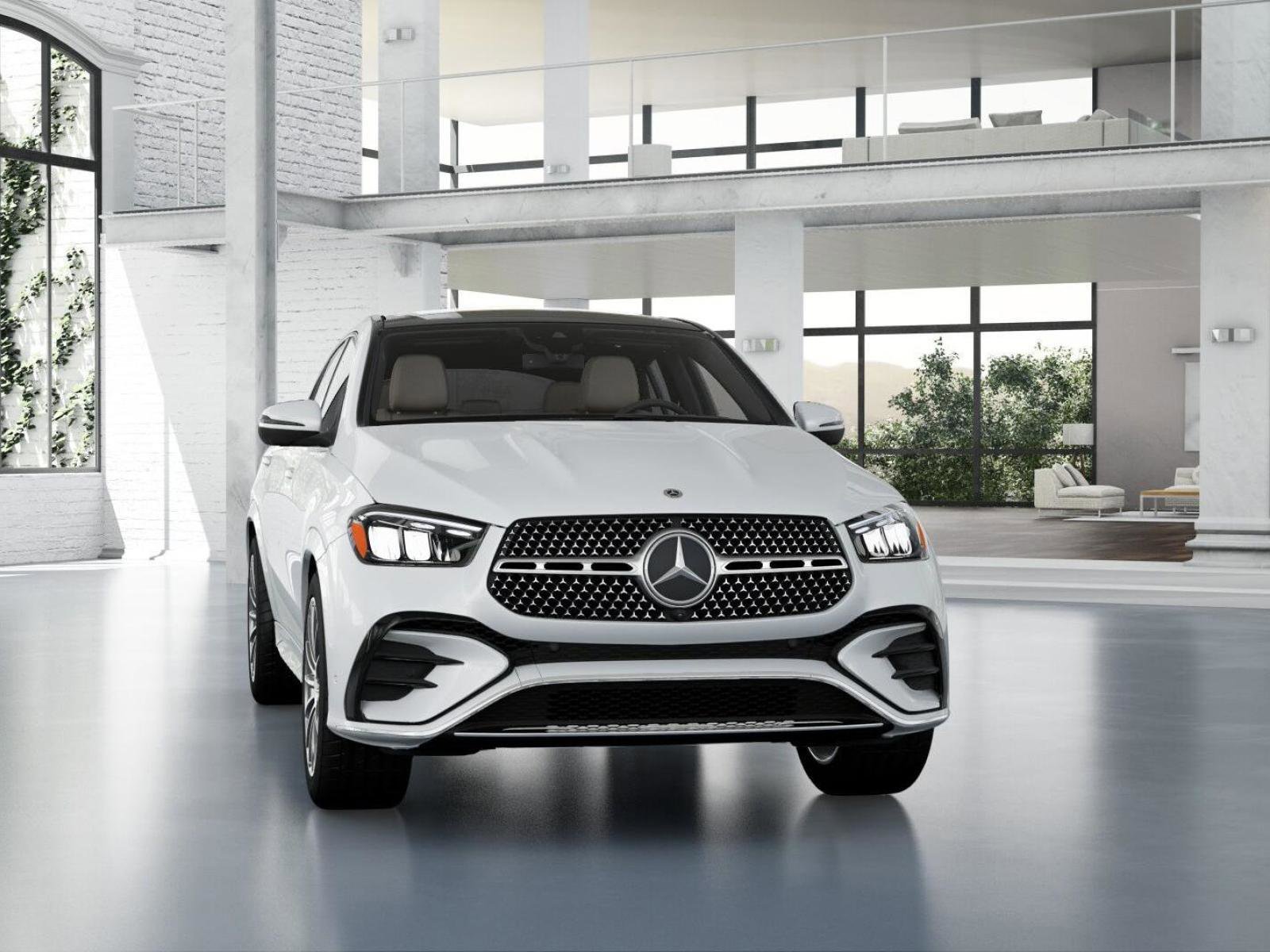 New 2026 MANUFAKTUR Moonlight White Metallic Mercedes-Benz GLE 450 Coupe image 8
