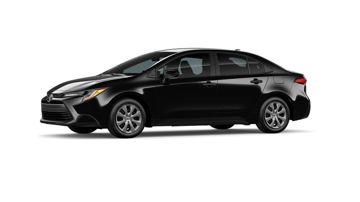 New 2026 Midnight Black Metallic Toyota LE image 3