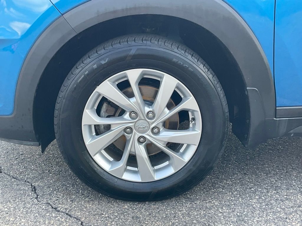 Certified Used 2021 Aqua Blue Hyundai SE image 19