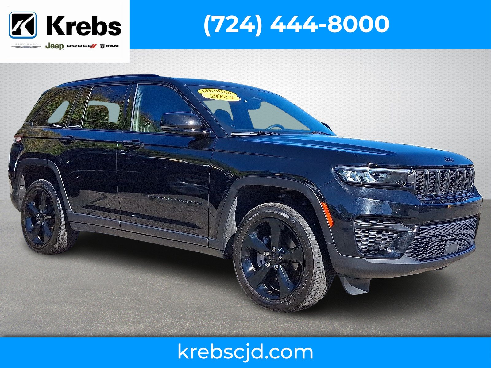 Certified Used 2023 Diamond Black Crystal Pearlcoat - PXJ Jeep Altitude 4x4 image 1