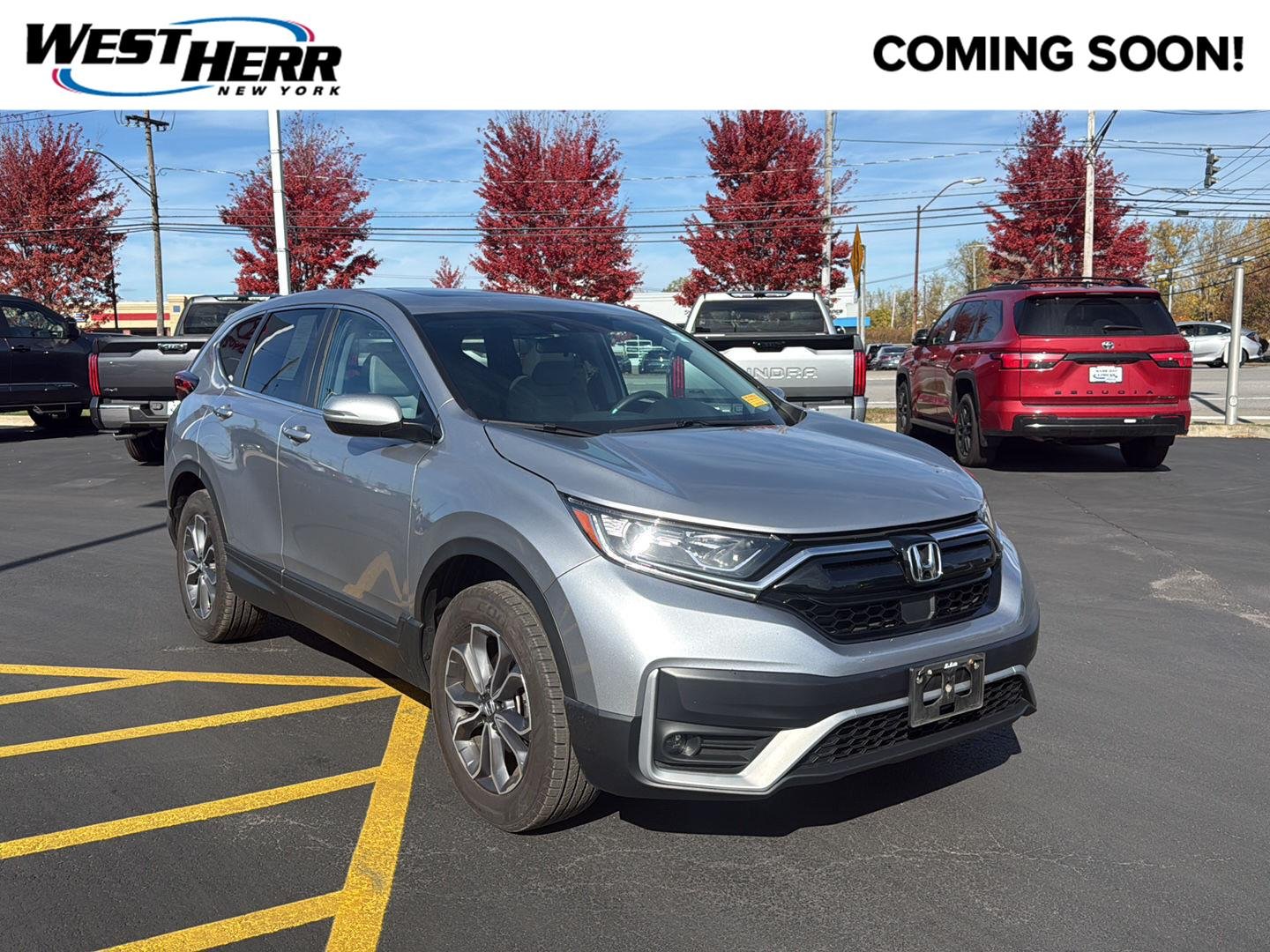 Used 2021 Lunar Silver Metallic Honda EX image 1