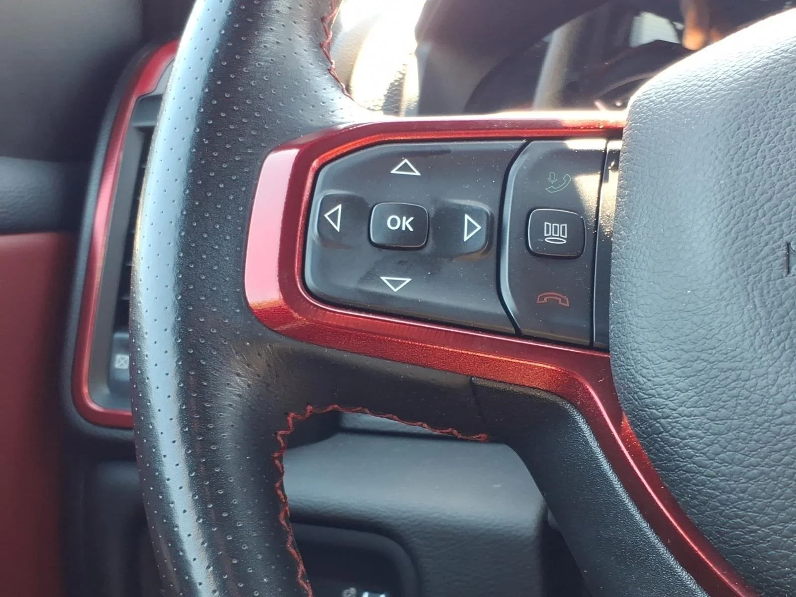 Used 2023 Flame Red Clearcoat Ram Rebel image 26