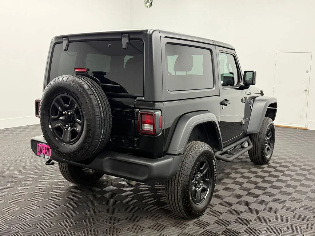 Used 2025 Black Clearcoat Jeep 2-Door Sport 4x4 image 9
