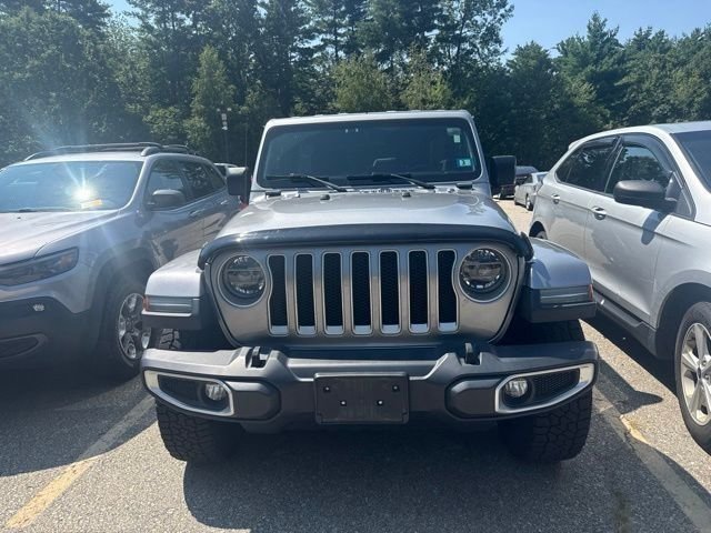 Used 2021 Billet Silver Metallic Clearcoat Jeep Unlimited Sahara image 2