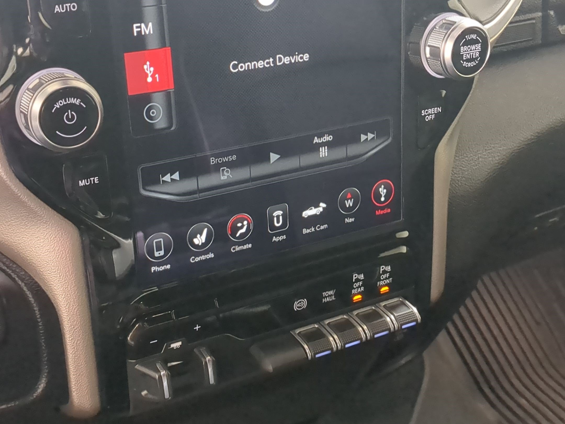 Used 2019 Flame Red Clearcoat Ram Laramie image 26
