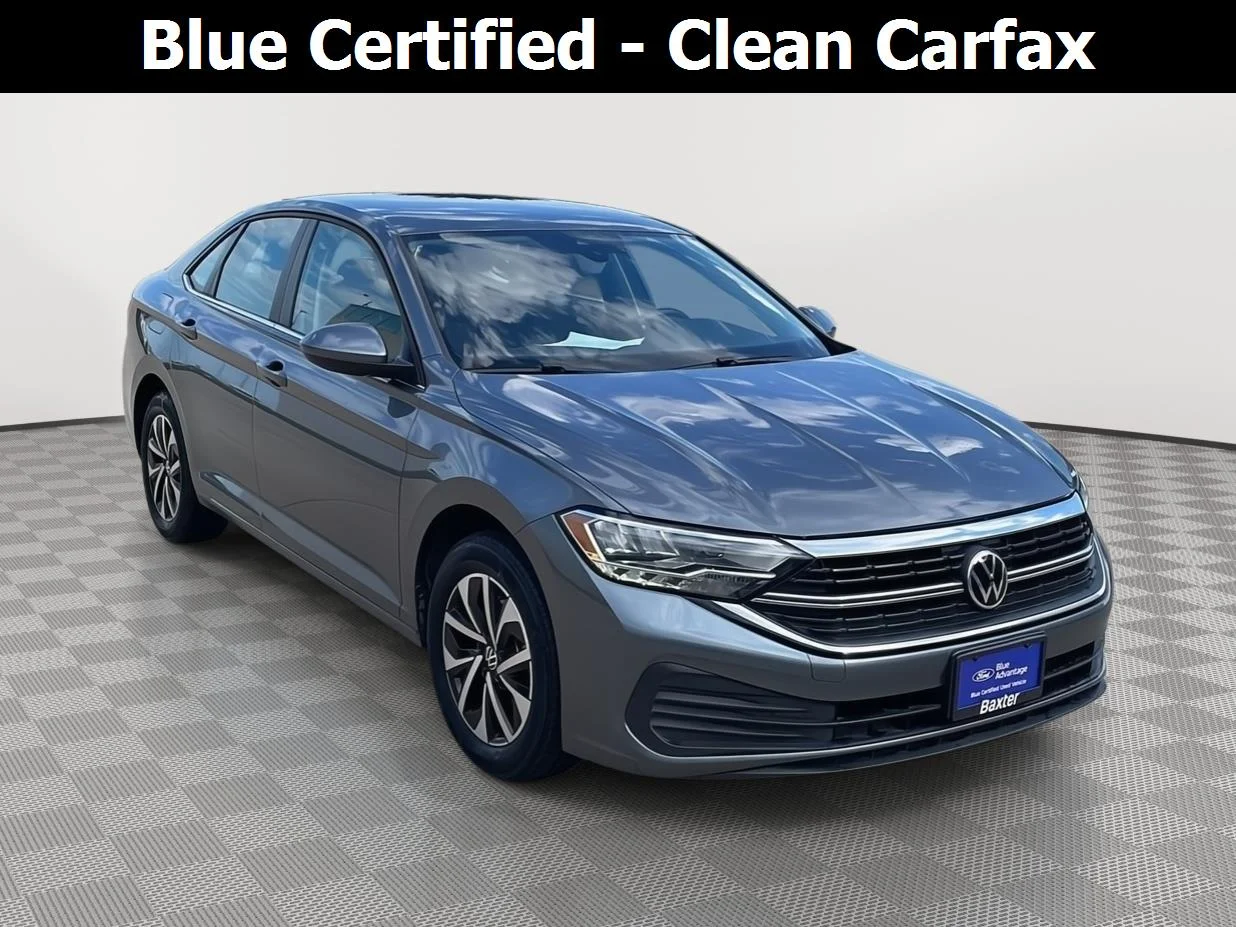 Used 2022 Platinum Gray Metallic Volkswagen S image 1