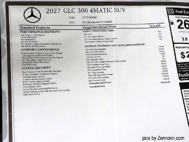 New 2027 Black Mercedes-Benz GLC 300 image 27