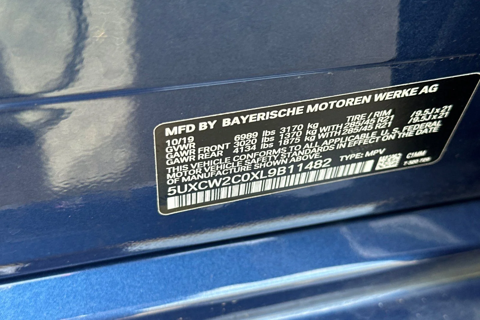 Used 2020 Blue BMW xDrive40i image 36