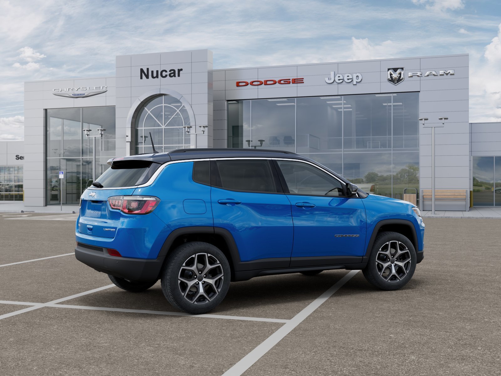 New 2026 Hydro Blue Pearl-Coat Exterior Paint Jeep Limited image 5