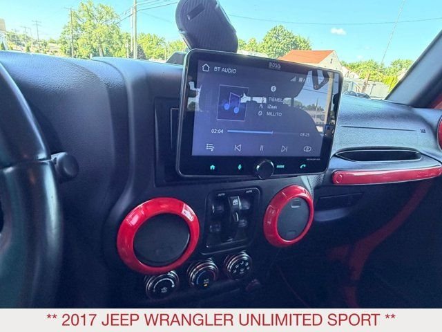 Used 2017 Red Jeep Unlimited Sport image 16