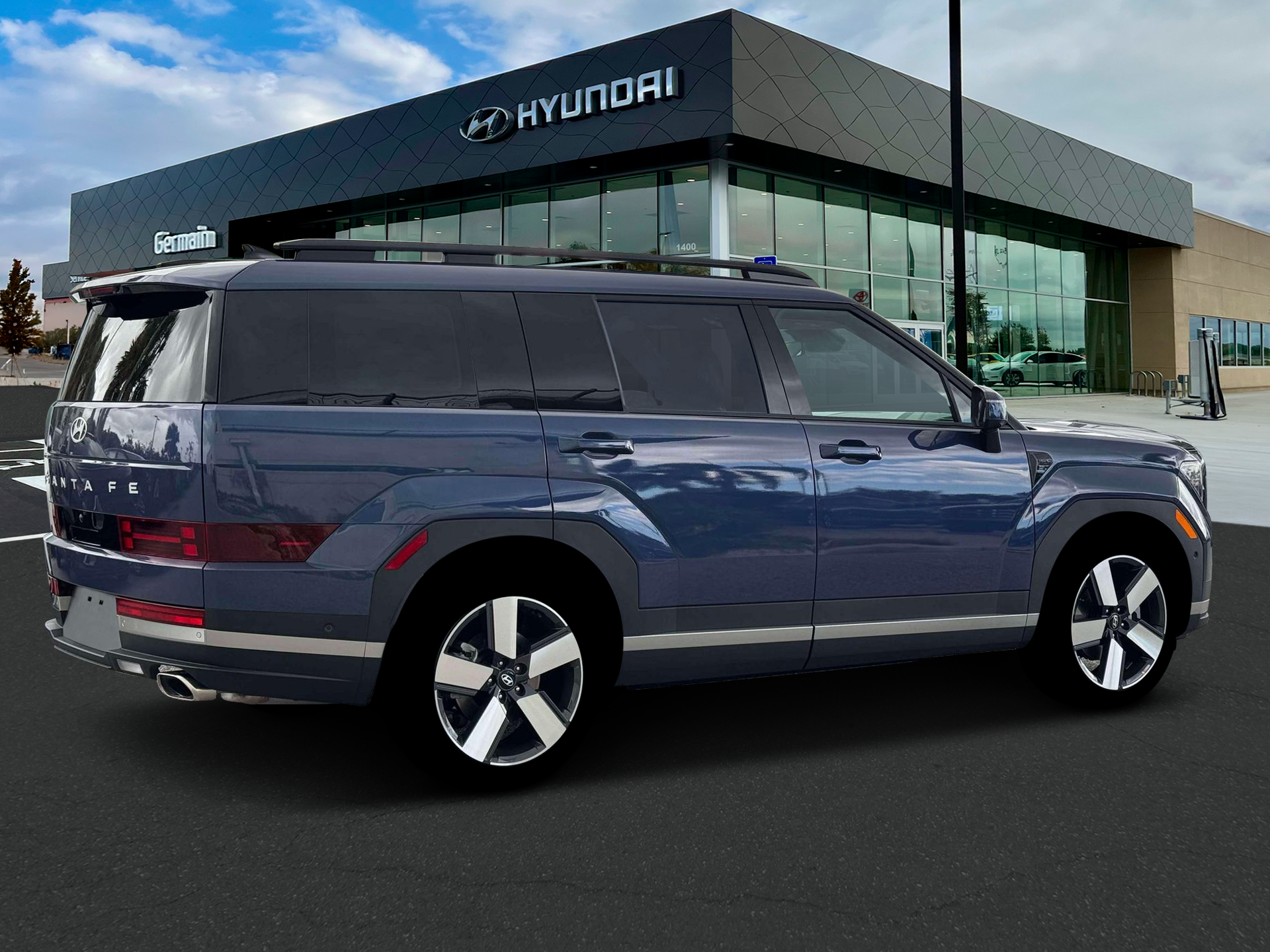 New 2026 Atlantis Blue Hyundai Limited AWD image 8