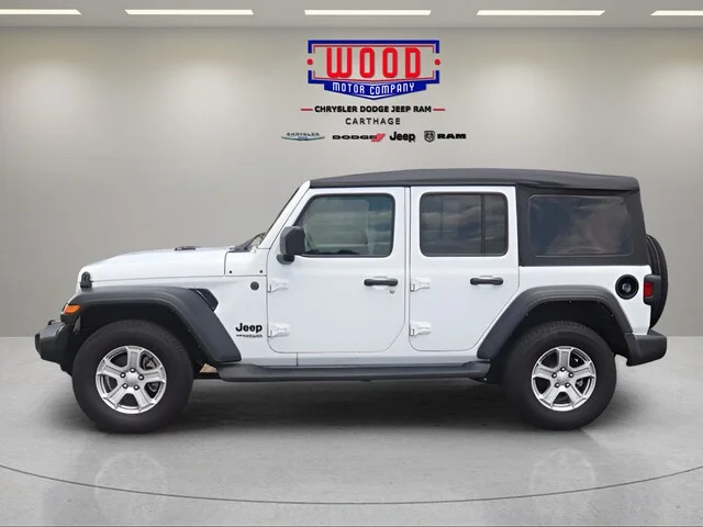 Used 2022 Bright White Clearcoat Jeep Unlimited Sport S image 6
