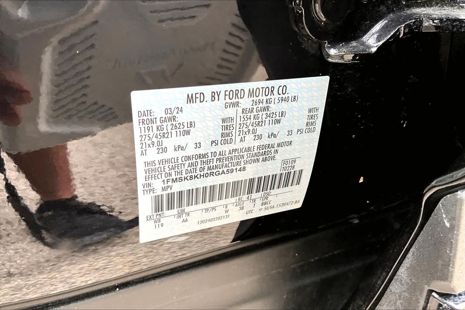 Certified Used 2024 Agate Black Ford ST-Line image 34
