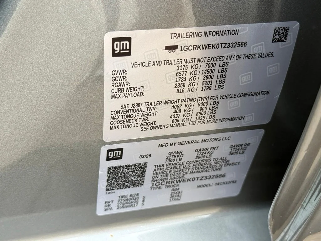 Used 2026 Gray Chevrolet RST image 12