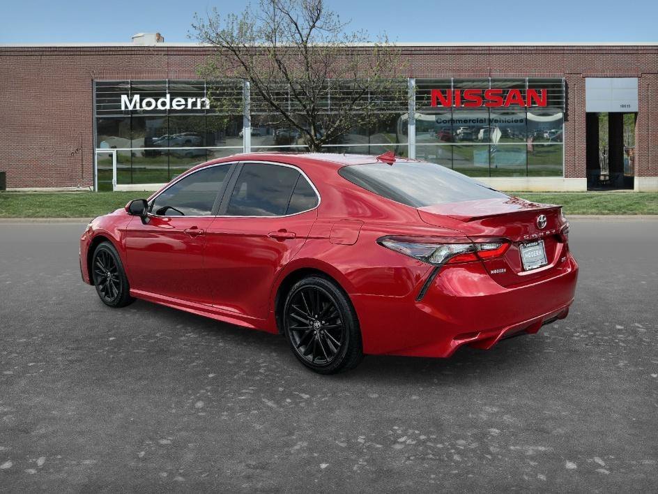 Used 2021 Red Toyota SE image 2
