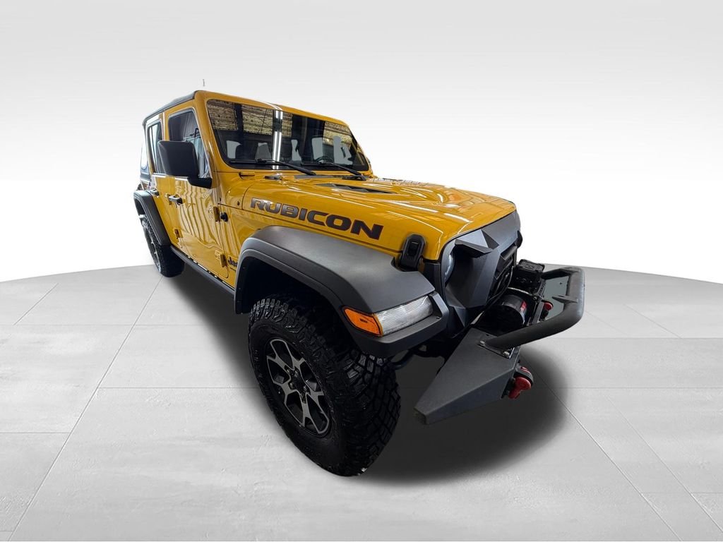 Used 2021 Yellow Jeep Unlimited Rubicon image 7