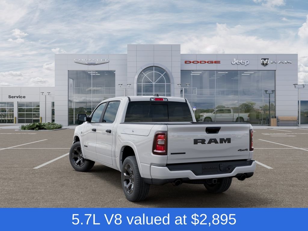 New 2026 Bright White Clear-Coat Exterior Paint RAM Big Horn/Lone Star image 3