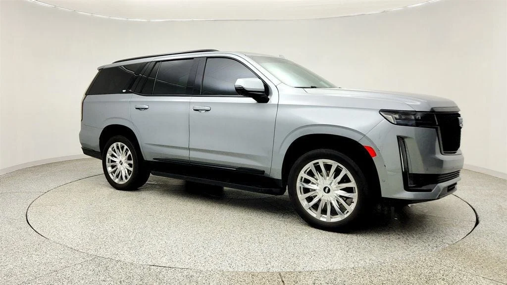 Used 2023 Argent Silver Metallic Cadillac 4WD Sport Platinum w/ Onyx Pkg & Super Cruise image 3