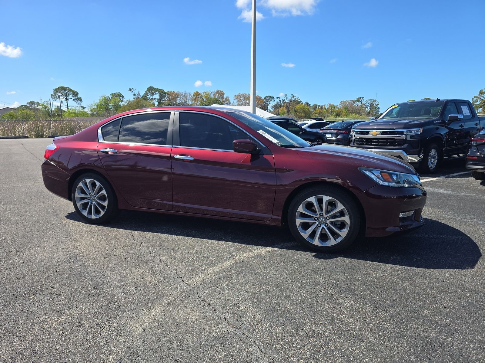 Used 2013 Honda Accord Sport with VIN 1HGCR2F56DA053952 for sale in Port Richey, FL