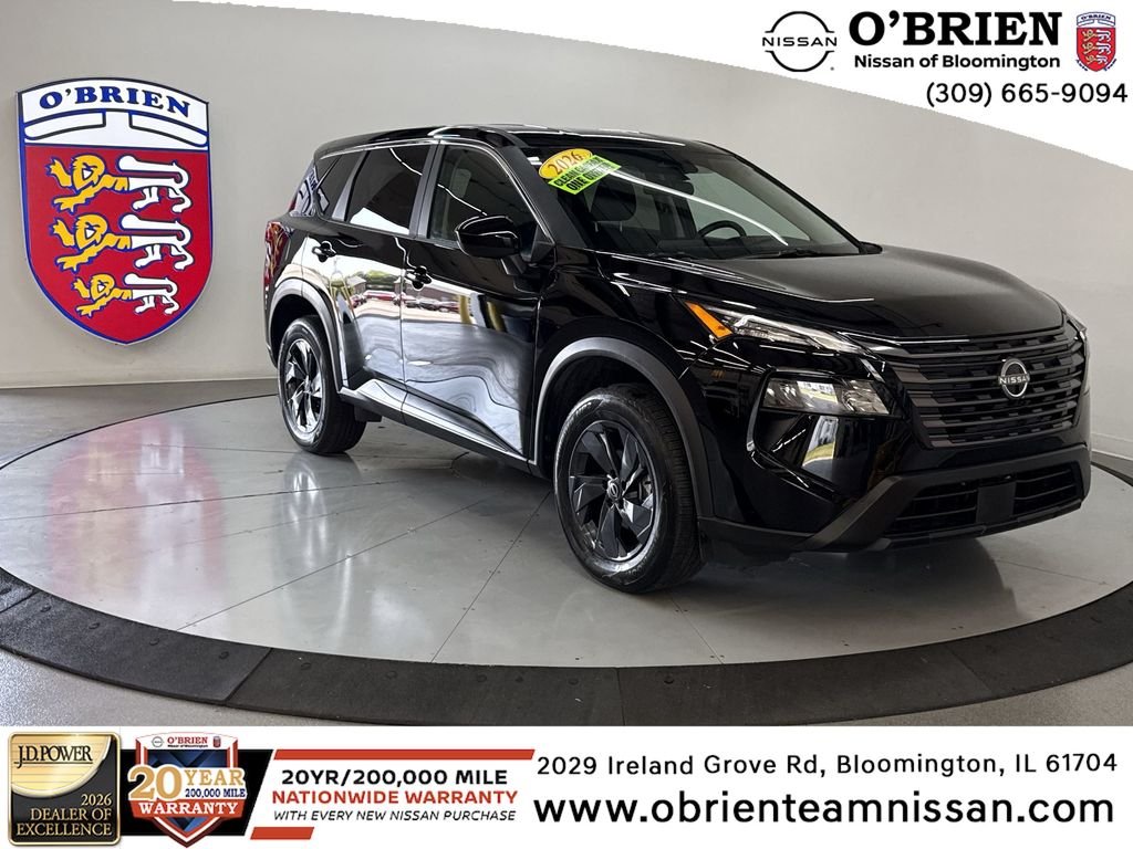 Certified Used 2026 Super Black Nissan SV image 1