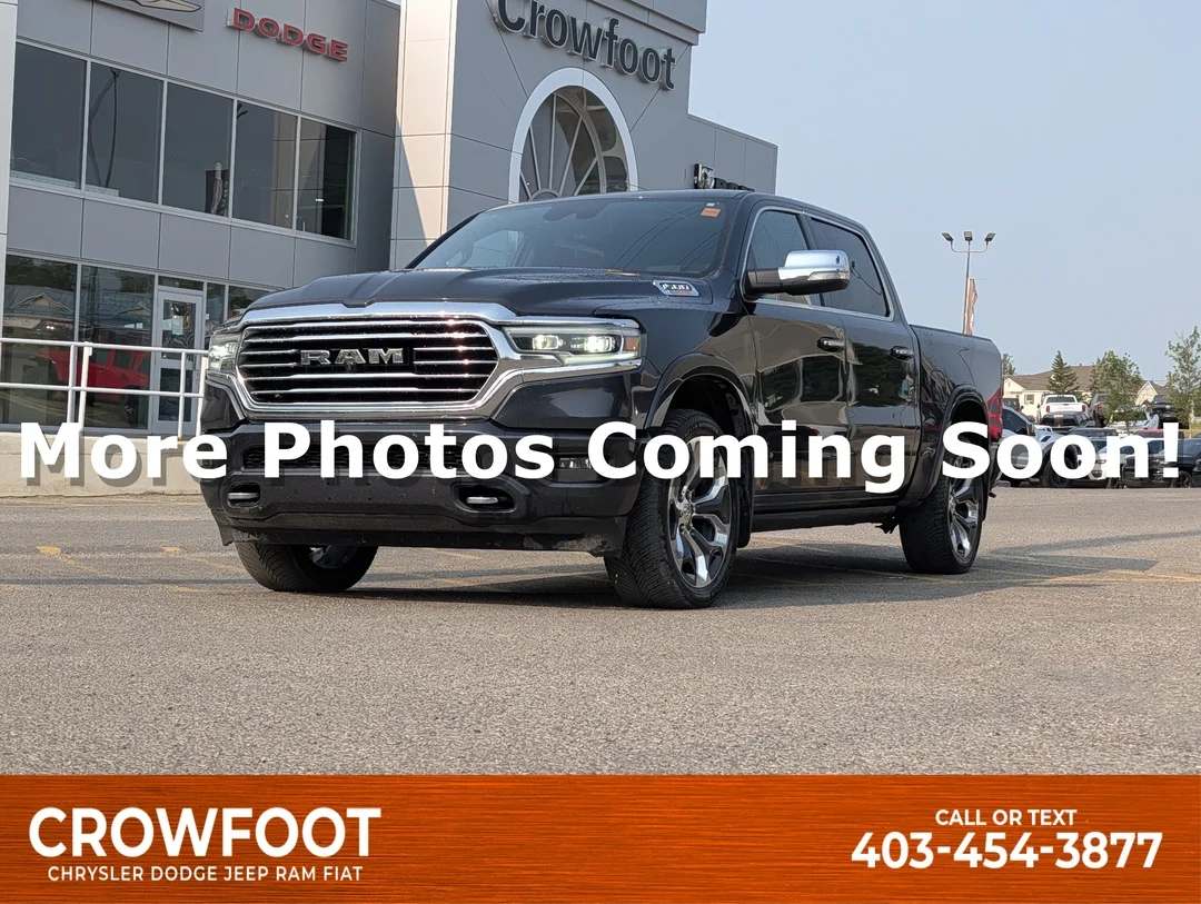 Used 2020 Silver RAM Longhorn - - 4x4 - EcoDiesel V6 - Panoramic Sunroof - Heated Leather Seats & More! image 1