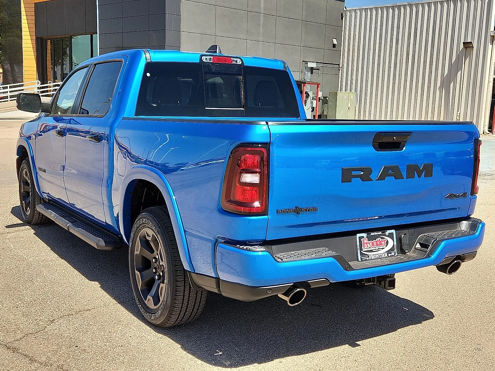 New 2026 Hydro Blue Pearl-Coat  Paint Ram LONE STAR CREW CAB 4X4 5