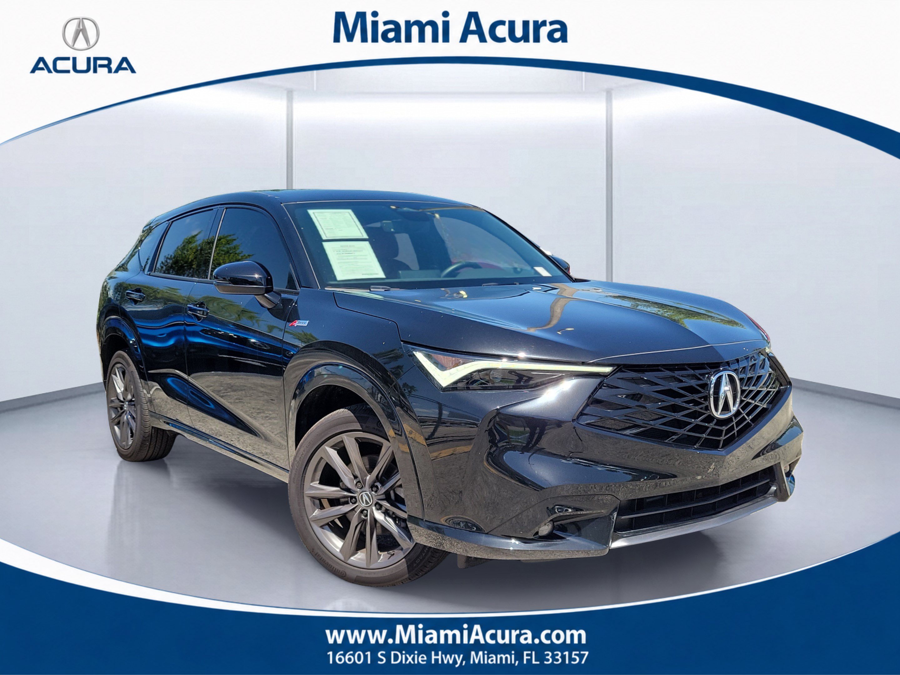 Used 2025 Crystal Black Pearl Acura AWD A-SPEC image 34