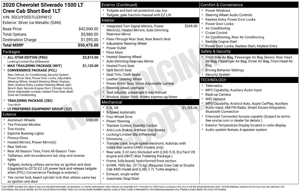 Used 2020 Silver Chevrolet LT image 19