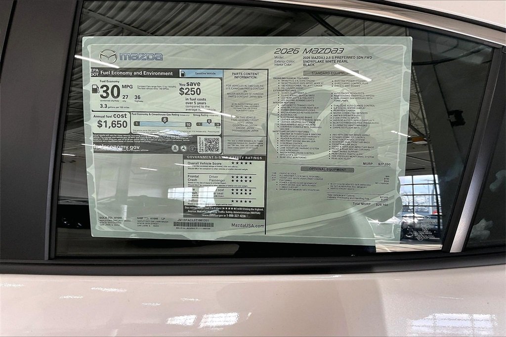 2026 MAZDA MAZDA3 - Image 12