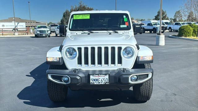 Used 2020 Bright White Clearcoat Jeep Sahara image 8