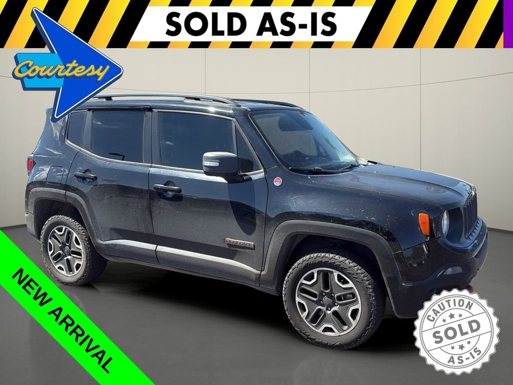 Used 2016 Black Jeep Trailhawk image 1