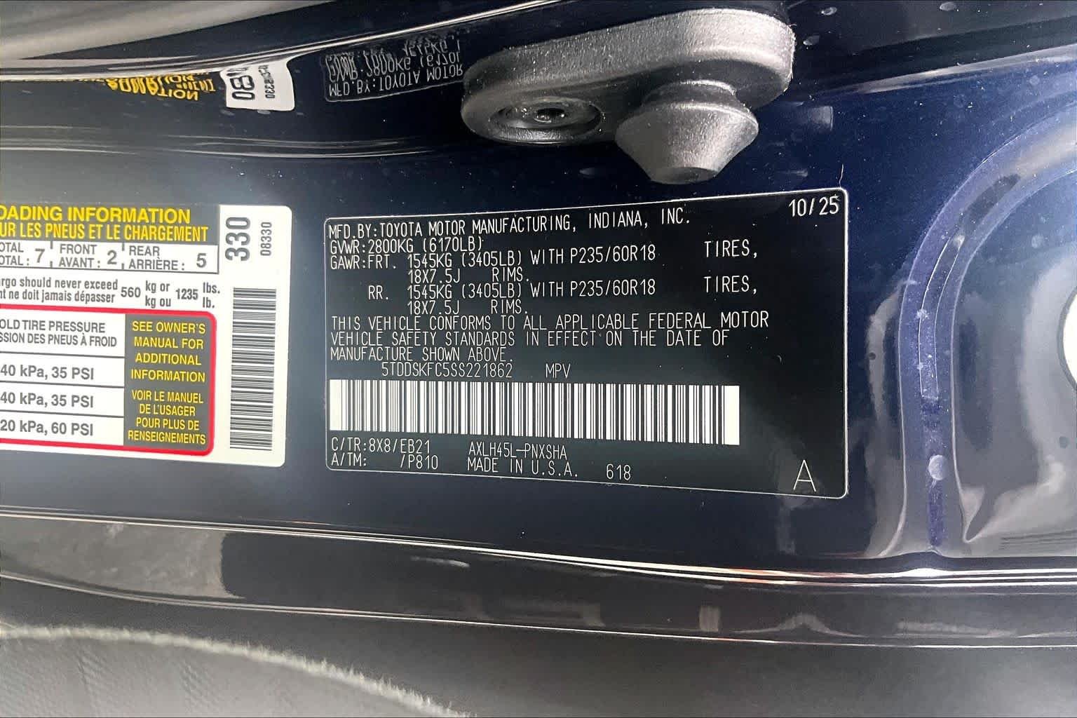 Used 2025 Blueprint Toyota XSE image 37