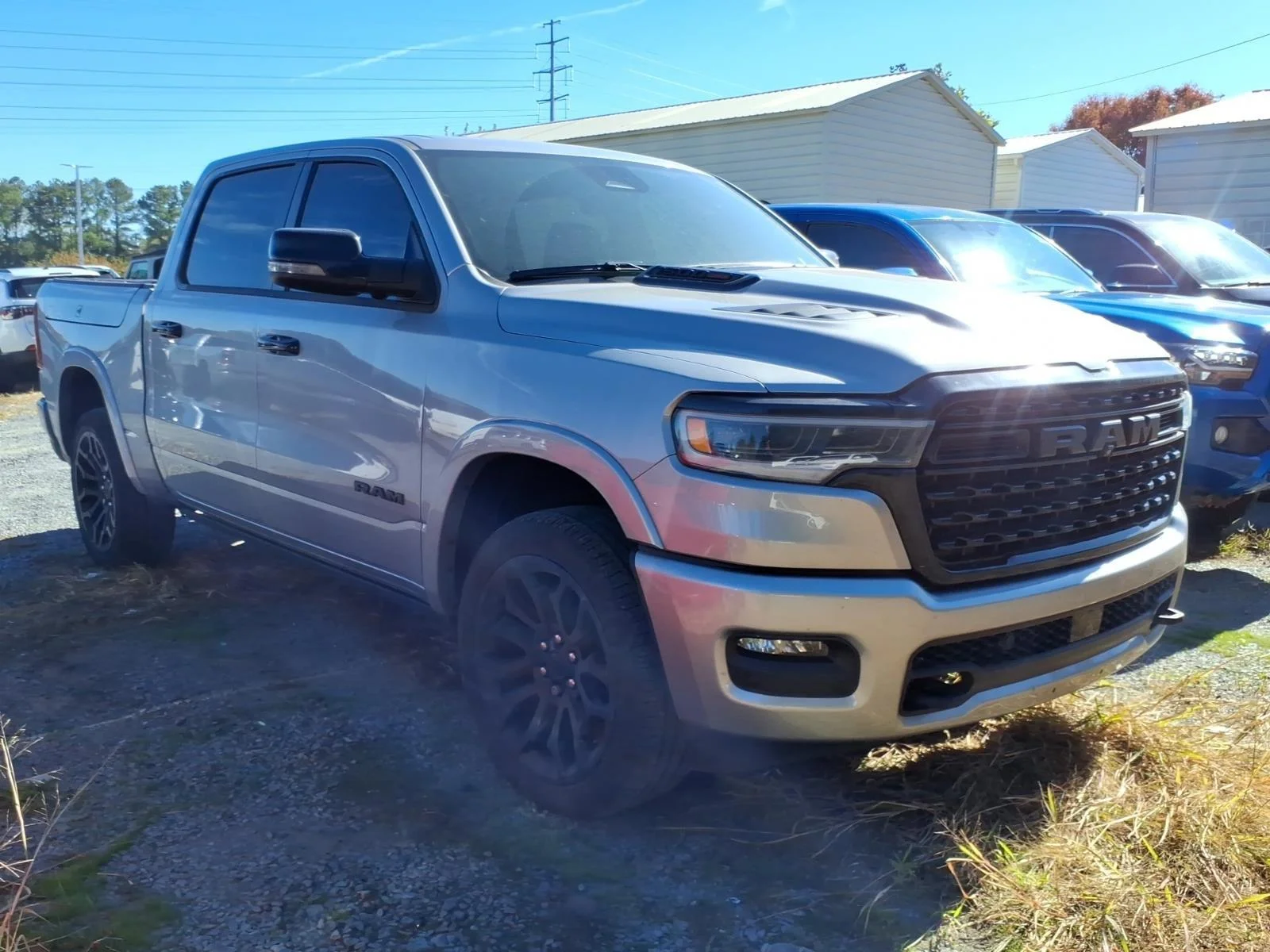Used 2025 Billet Silver Metallic Clearcoat Ram Limited image 6