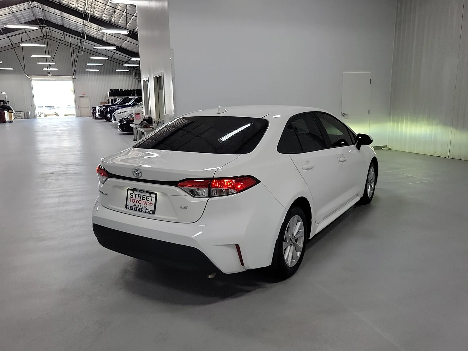 Certified Used 2025 White Toyota LE image 4