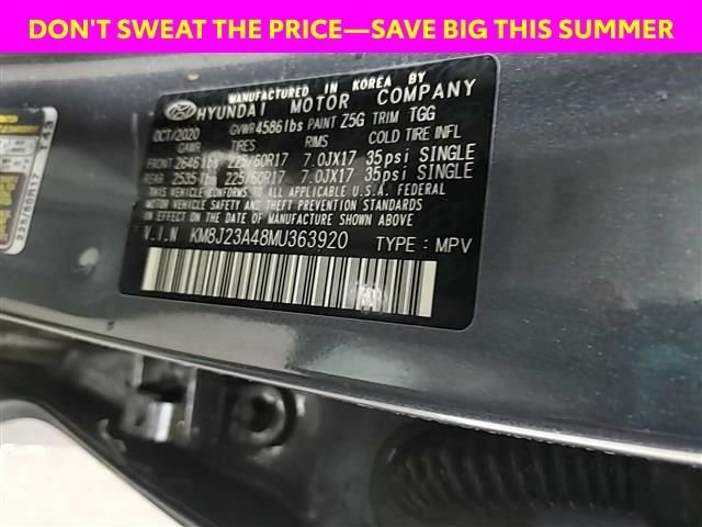 Used 2021 Gray Hyundai SE image 7