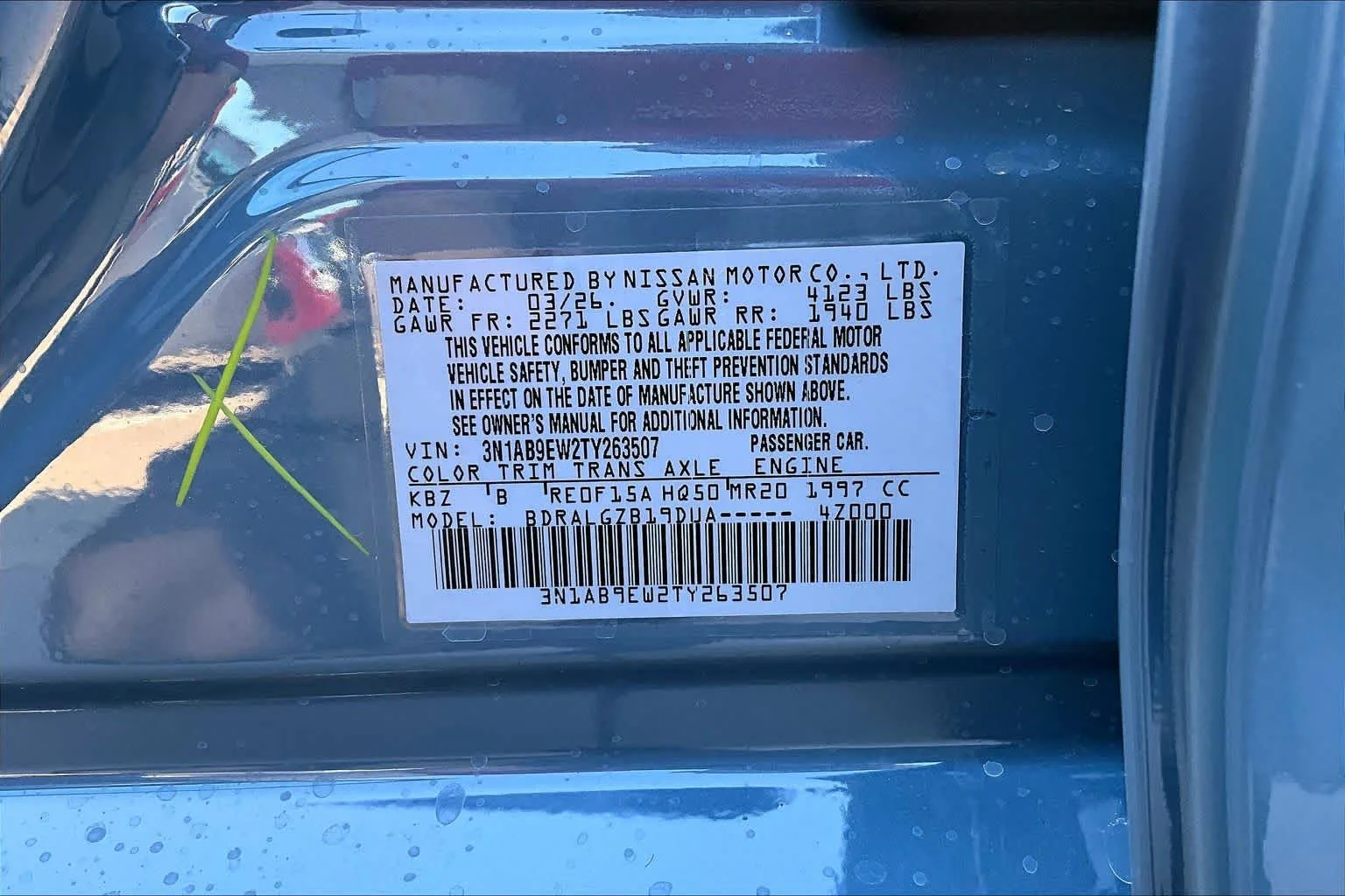 New 2026 Atlantic Gray Metallic Nissan SL image 17