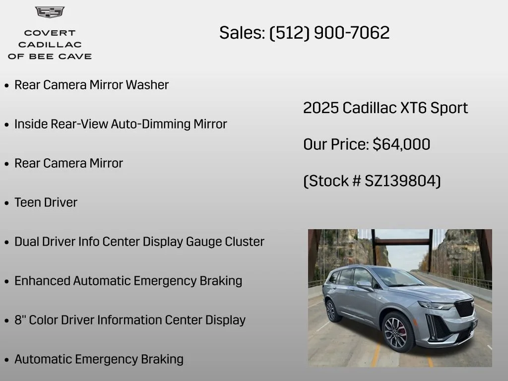 2025 Cadillac XT6 Sport - Photo 24