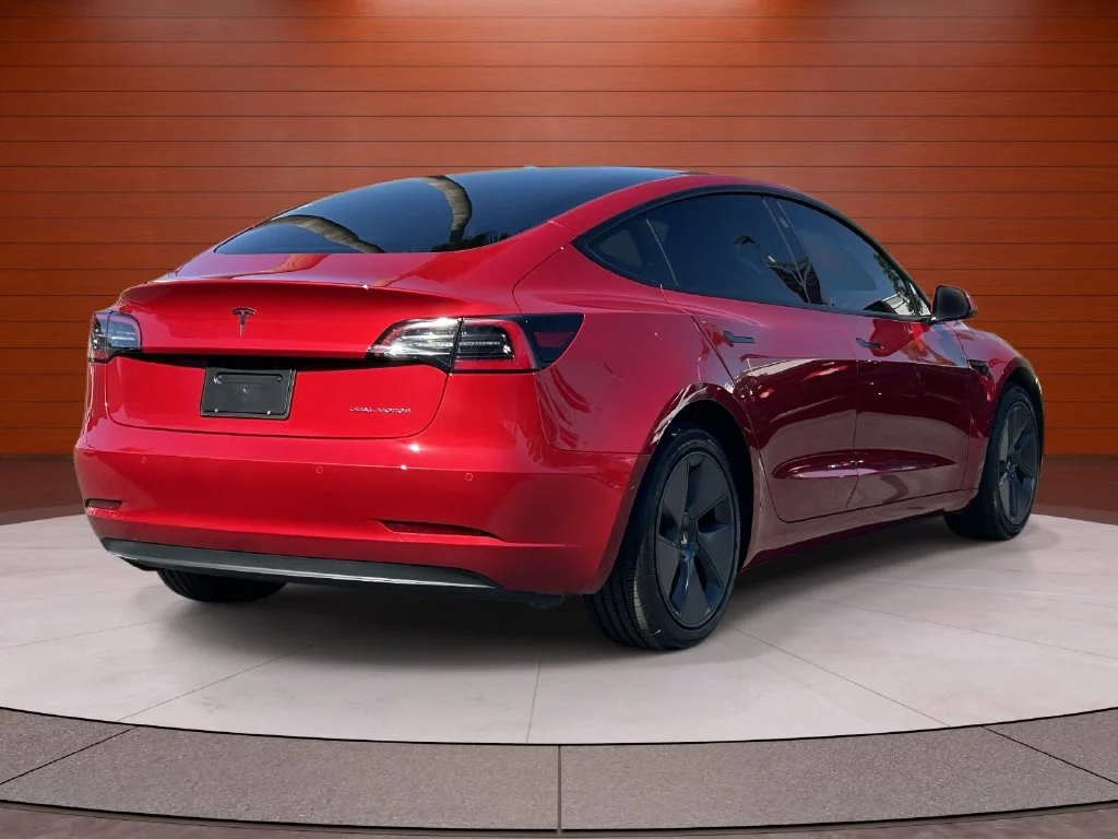 Used 2022 Red Multi-Coat Tesla Long Range image 4